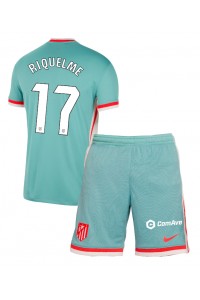 Atletico Madrid Rodrigo Riquelme #17 Babytruitje Uit tenue Kind 2024-25 Korte Mouw (+ Korte broeken)